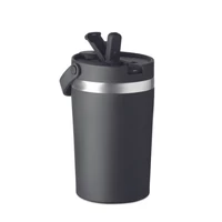 Kép 3/7 - COZYCUP Duplafalú pohár 350 ml, fekete