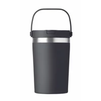 Kép 4/7 - COZYCUP Duplafalú pohár 350 ml, fekete
