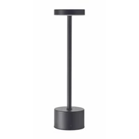 Kép 7/10 - BISTRO Alumínium asztali lámpa, fekete