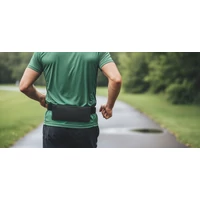 Kép 7/9 - MODERATE Sport övtáska 600D RPET, fekete