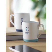 Kép 4/7 - SILBASE Kerámia bögre 300 ml, petrolkék