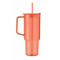 Kép 3/5 - MUGORA RPET pohár 1200 ml, áttetsző narancssárga