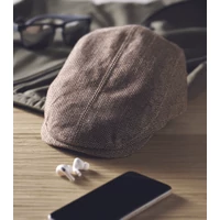 Kép 5/6 - BLIND PEAK Gatsby lapos sapka 335 g/m², khaki