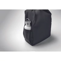 Kép 8/11 - UNITON 15 col rolltop laptop hátizsák, fekete