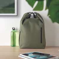Kép 6/13 - UNITON 15 col rolltop laptop hátizsák, katona zöld