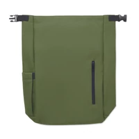 Kép 8/13 - UNITON 15 col rolltop laptop hátizsák, katona zöld