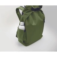 Kép 10/13 - UNITON 15 col rolltop laptop hátizsák, katona zöld