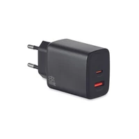 Kép 1/7 - EXTEN EU 2 pólusú fali adapter/töltő, fekete