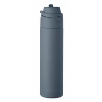 Kép 1/7 - TOIEN TWO Duplafalú palack 500 ml, petrolkék