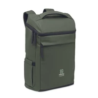 Kép 4/7 - BOULDER 15 colos PU laptop hátizsák, sötétzöld