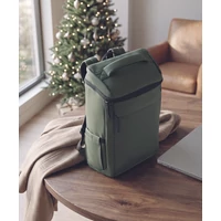Kép 5/7 - BOULDER 15 colos PU laptop hátizsák, sötétzöld