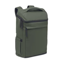 Kép 1/7 - BOULDER 15 colos PU laptop hátizsák, sötétzöld