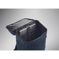 Kép 3/5 - BOULDER 15 colos PU laptop hátizsák, francia tengerészkék