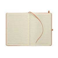 Kép 5/6 - ARCOLOOP A5 újrahasznosított PU notesz, narancssárga