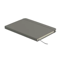 Kép 1/5 - ARCOLOOP A5 újrahasznosított PU notesz, kőszürke