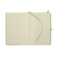 Kép 5/5 - ARCOLOOP A5 újrahasznosított PU notesz, lime
