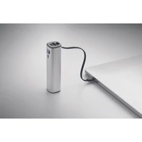 Kép 3/6 - POWERTUBE Powerbank 5000 mAh PD 20W, matt ezüst