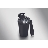 Kép 2/5 - NAKANO Újrahaszn. acél pohár 400ml, fekete