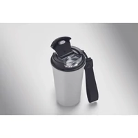 Kép 2/5 - NAKANO Újrahaszn. acél pohár 400ml, fehér