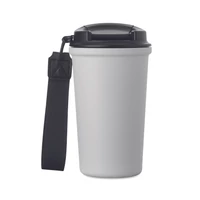 Kép 3/5 - NAKANO Újrahaszn. acél pohár 400ml, fehér