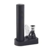 Kép 1/7 - VINO SET Elektromos bornyitó készlet, fekete
