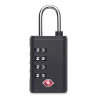 Kép 4/5 - LOCK TSA 4 számjegyű számzár, fekete