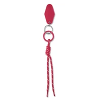Kép 2/3 - KEYBRAID Fonott zsinóros kulcstartó, piros