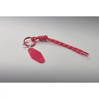 Kép 3/3 - KEYBRAID Fonott zsinóros kulcstartó, piros