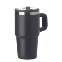Kép 2/6 - ALAND Duplafalú pohár 500 ml, fekete