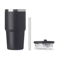 Kép 6/6 - ALAND Duplafalú pohár 500 ml, fekete
