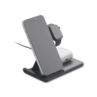 Kép 2/9 - DOCK3 Összecsukh 3 az 1ben töltő 15W, fekete