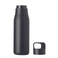 Kép 6/6 - EMPIRE Duplafalú palack 500 ml, fekete