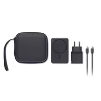 Kép 6/7 - ATLAS Mágnes powerbank szett 5000mAh, fekete