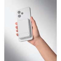 Kép 4/7 - ATLAS Mágnes powerbank szett 5000mAh, fehér