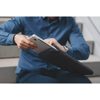 Kép 6/10 - KLYRO Nylon laptop tok 15 colos, fekete