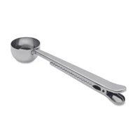 Kép 2/7 - SPOONCOOP Adagoló kanál tasakzáróval, ezüst