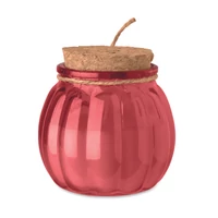 Kép 2/5 - PUMKIN Vaníliás növényi viaszgyertya, piros