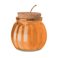 Kép 2/7 - PUMKIN Vaníliás növényi viaszgyertya, narancssárga