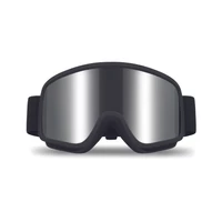 Kép 2/7 - NISEKO Síszemüveg UV400, fényes ezüst
