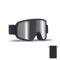 Kép 1/7 - NISEKO Síszemüveg UV400, fényes ezüst
