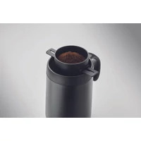 Kép 3/5 - CAFETITO Duplafalú bögre kávészűrővel, fekete