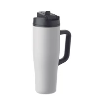 Kép 2/5 - ATLANTA Duplafalú pohár 900 ml, fehér