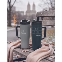 Kép 4/6 - ATLANTA Duplafalú pohár 900 ml, szürke