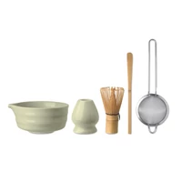 Kép 2/5 - MATCHY 5 részes matcha készlet, mentazöld