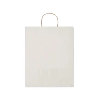 Kép 2/4 - PAPER TONE L Nagy papír ajándéktasak, 90 g, fehér