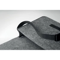 Kép 7/7 - BAGLO RPET filc laptop táska, szürke