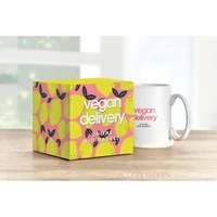 Kép 2/5 - BOX Szublimációs bögre díszdoboz, fehér