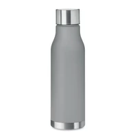 Kép 1/4 - GLACIER RPET RPET palack, 600 ml, áttetsző szürke