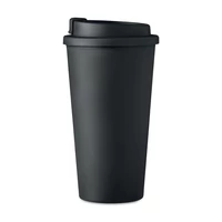 Kép 5/6 - TUESDAY Duplafalú pohár 450 ml, fekete