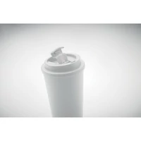 Kép 2/6 - TUESDAY Duplafalú pohár 450 ml, fehér